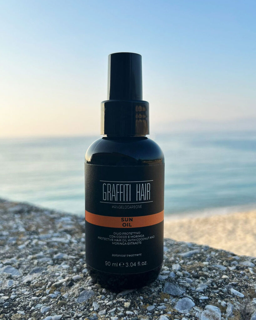 Graffiti Hair Sun Oil prodotti per capelli per l'estate